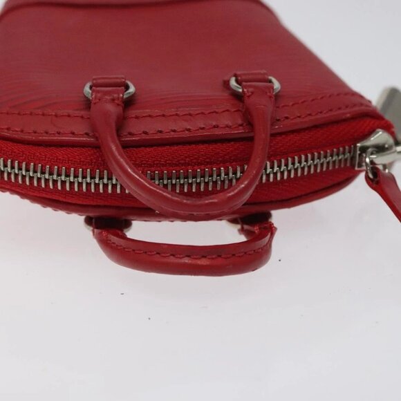 LOUIS VUITTON Epi Mini Lockit Charm Red M6001J LV Auth - Picture 4 of 14